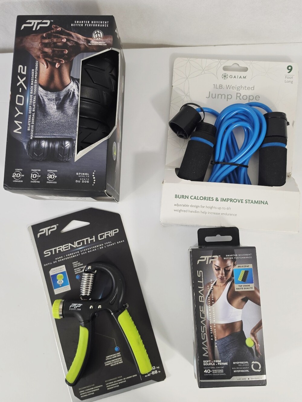 New 4pc Massage and Workout Bundle
